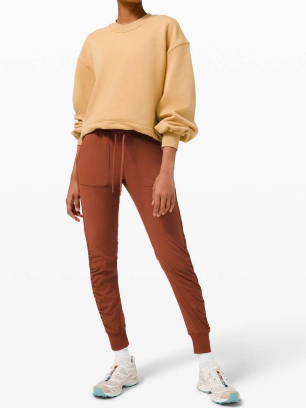lululemon sz 6 Beyond the Studio Jogger Dark Terracotta loungewear athleisure